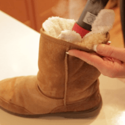 steam cleaner on boots