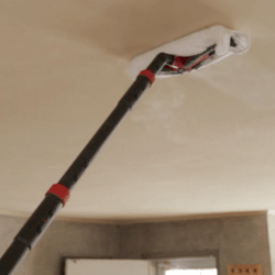 steam cleaner on ceilings