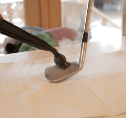 Steam Cleaner on Golf Clubs
