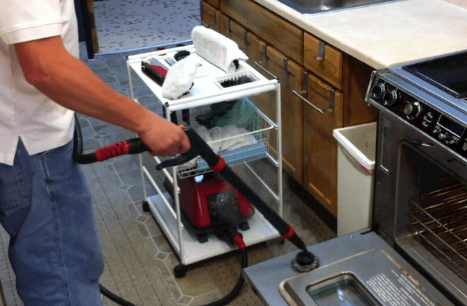 Cleaning Kitchen Hob Oven Steam Cleaner View Oven Dirty Fatty